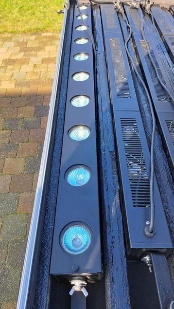 Te koop – 5 Sunstrips MK1 in perfecte staat! Inc. flightcase beschikbaar voor biedingen