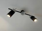 Plafond licht, verlichting, armatuur met spots, Metaal of Aluminium, Ophalen of Verzenden, Zo goed als nieuw, Modern