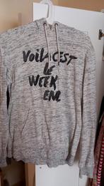 sweat à capuche blanc-gris femme, Vêtements | Femmes, Taille 38/40 (M), Porté, Enlèvement, Blanc