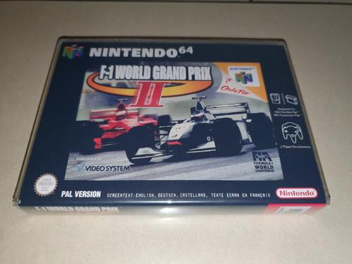 F-1 World Grand Prix II N64 Game Case, Consoles de jeu & Jeux vidéo, Jeux | Nintendo 64, Comme neuf, Envoi
