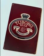 Metalen reclamebord Tuborg, Verzamelen, Biermerken, Ophalen of Verzenden, Nieuw, Reclamebord, Plaat of Schild