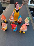 Vintage sneewwitje en de 7 dwergen, Verzamelen, Ophalen of Verzenden, Sneeuwwitje of Doornroosje, Gebruikt, Beeldje of Figuurtje