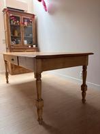 Massieve oude eiken ateliertafel, Antiek en Kunst, Ophalen