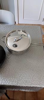 Pannenset, Maison & Meubles, Cuisine | Casseroles & Poêles, Comme neuf, Enlèvement, Plaque céramique, Ensemble de casseroles