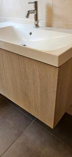 Badkamermeubel Sanijura+ spiegelkastje met verlichting., Huis en Inrichting, Badkamer | Badkamermeubels, Ophalen, Zo goed als nieuw