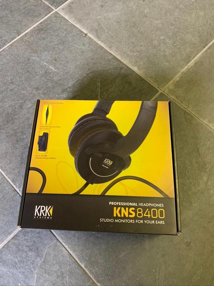 KRK KNS8400 Headphones, TV, Hi-fi & Vidéo, Casques audio, Comme neuf, Circum-aural, Autres marques, Enlèvement