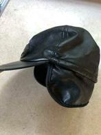 zwarte lederen kleuterpet maat 52, Garçon, 104 ou plus petit, Enlèvement ou Envoi, Comme neuf