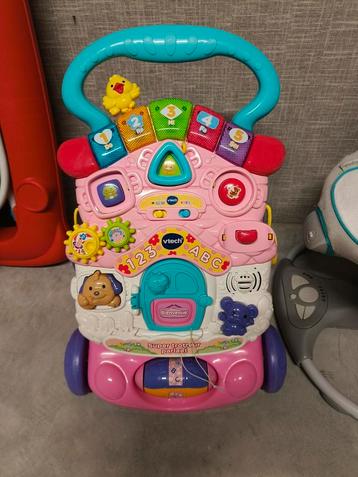 Trotteur V-Tech Baby Walker rose, Enlèvement ou Envoi, Comme neuf, 6 mois à 2 ans