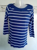 Tex : nieuw longsleeve t-shirt lange mouwen blauw wit mt M, Maat 38/40 (M), Blauw, Nieuw, Ophalen of Verzenden