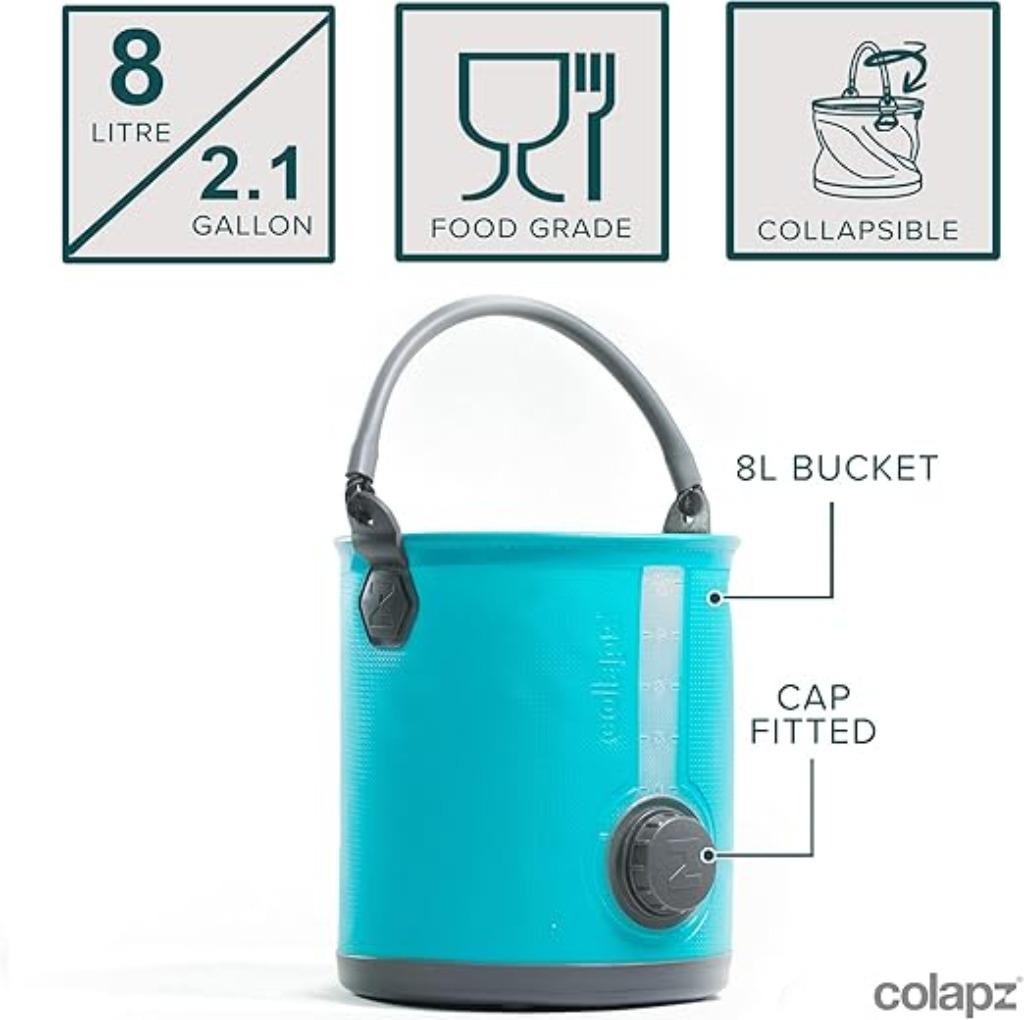 Réservoir d'eau pliable avec robinet pour le camping | Nouve, Neuf, -, -, Colapz