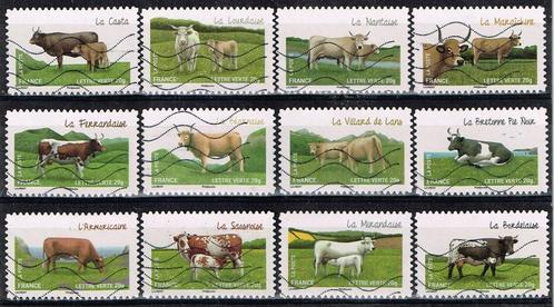 Postzegels uit Frankrijk - K 4917 - rundvee rassen, Postzegels en Munten, Postzegels | Europa | Frankrijk, Gestempeld, Verzenden