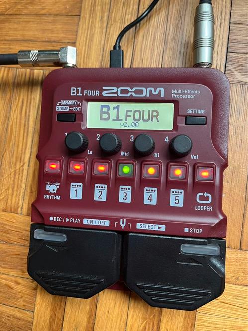 Zoom B1 Four bass processor, Muziek en Instrumenten, Effecten, Zo goed als nieuw, Multi-effect, Ophalen
