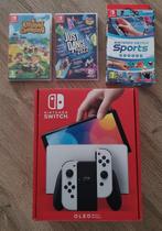 Nintendo switch O-led met 3 games, Met games, Met 2 controllers, Zo goed als nieuw, Switch OLED
