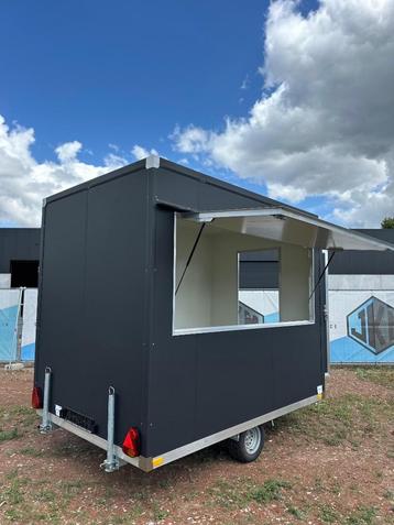 Verkoopwagen matzwart 300x200 750KG PROMO ACTIE NIEUW beschikbaar voor biedingen