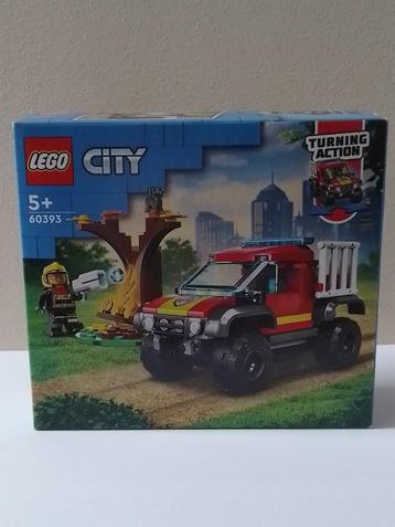 Lego City - 4x4 Fire Truck Rescue (60393) - NIEUW beschikbaar voor biedingen