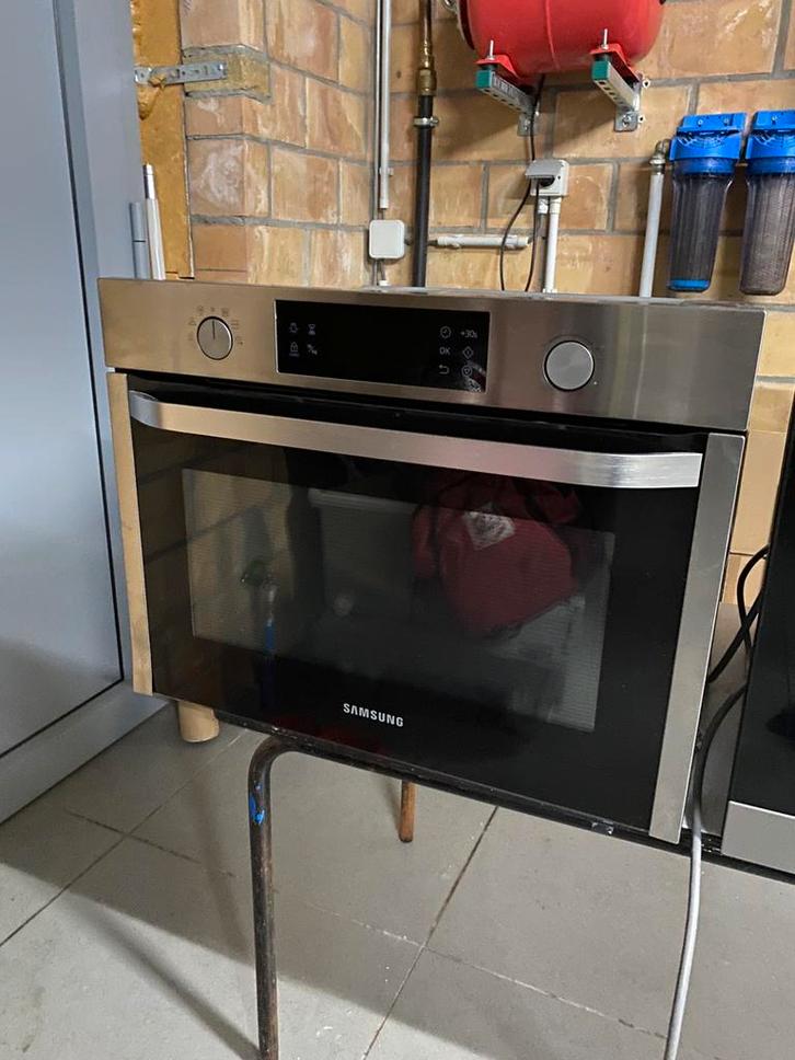 Samsung microgolfoven NQ50K3130BS, Elektronische apparatuur, Ovens, Gebruikt, Inbouw, Oven, Minder dan 45 cm, 45 tot 60 cm, Microgolffunctie