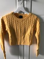 Cropped trui - geel - Groggy - maat XXS of 12 jaar, Meisje, Trui of Vest, Groggy, Ophalen of Verzenden