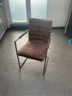 Lot de 4 chaises avec accoudoirs, Enlèvement, Utilisé, Brun, Quatre