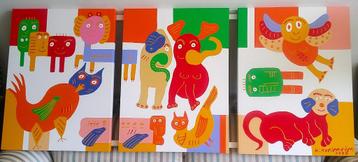 4) - 3x enfants et animaux 2006 - Henk Koelemeijer 1939-2025, Enlèvement