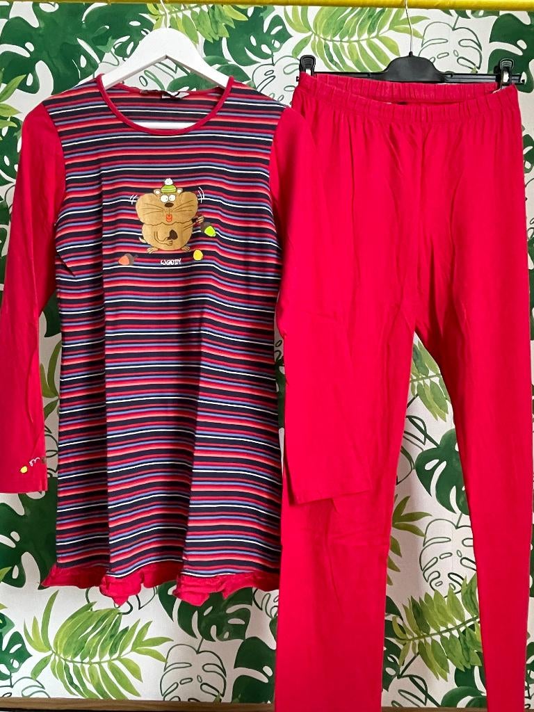 Woody pyjama 34-36, Kleding | Dames, Pyjama's, Gedragen, Maat 36 (S), Verzenden