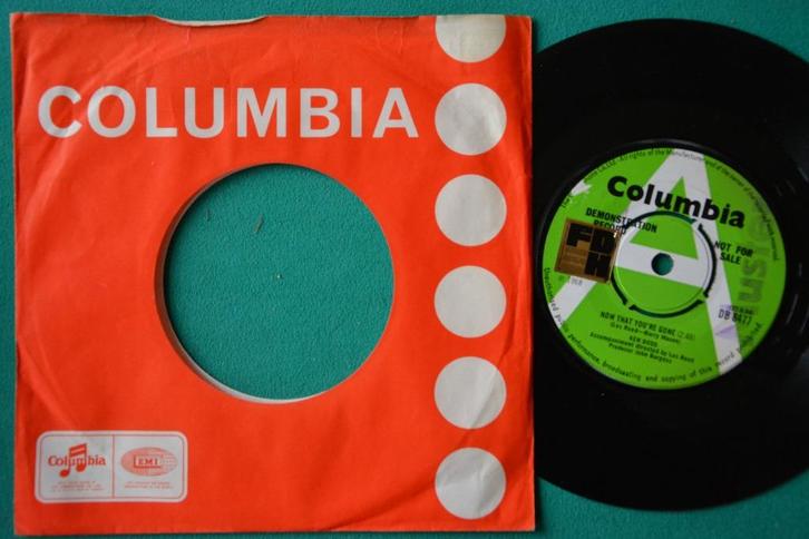 Ken Dodd – Now That You're Gone - 1968 - promo vinyl singel, Cd's en Dvd's, Vinyl Singles, Zo goed als nieuw, Single, Pop, 7 inch
