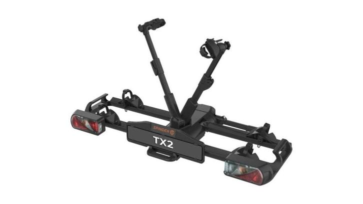 Nieuw de Spinder TX2 fietsendrager model 2025, op voorraad.., Auto diversen, Fietsendragers, Nieuw, Trekhaakdrager, 2 fietsen