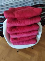 Lot 6 coussins de chaise Ikea Malinda rouge, Ophalen, Gebruikt, Rood