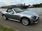 Fiat 124 spider full option - zilver/zwart leder, Auto's, Achterwielaandrijving, Cabriolet, Parkeersensor, Leder