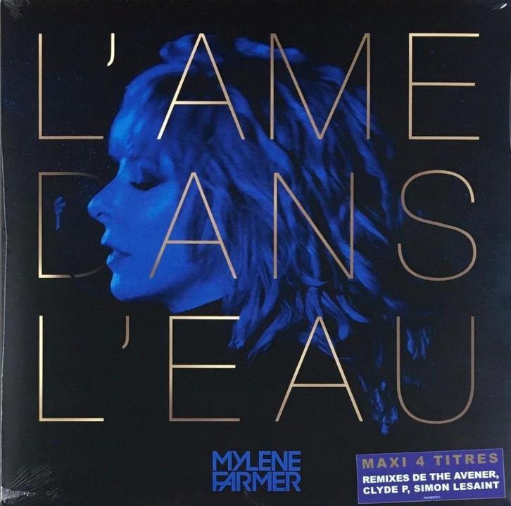 MYLENE FARMER 12" MAXI GOLD VINYL - L'ÂME DANS L'EAU - NEUF, CD & DVD, Vinyles | Pop, Neuf, dans son emballage, 2000 à nos jours