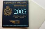 2€ Jaarset 2005.. San Marino met zilveren munt.., Postzegels en Munten, Zilver