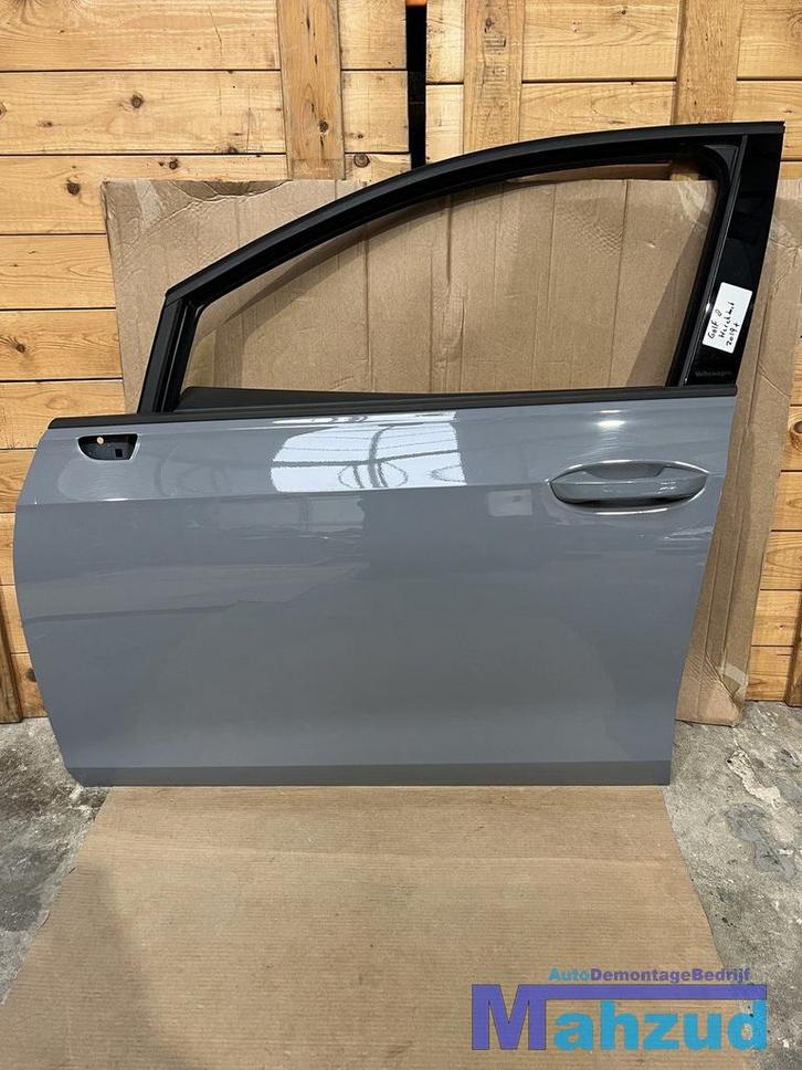 VW GOLF 8 nardo grey grijs Links voor deur portier 2019+, Auto-onderdelen, Carrosserie, Deur, Volkswagen, Gebruikt, Ophalen of Verzenden
