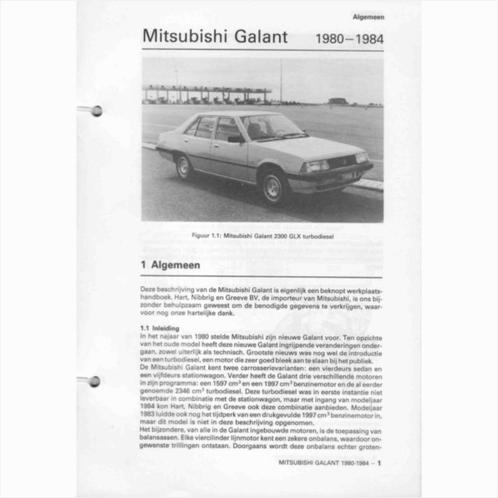 Mitsubishi Galant Vraagbaak losbladig 1980-1984 #2 Nederland, Boeken, Auto's | Boeken, Gelezen, Mitsubishi, Ophalen of Verzenden