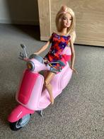 set: barbie op scooter voor 12 euro, Kinderen en Baby's, Speelgoed | Poppen, Ophalen of Verzenden, Barbie
