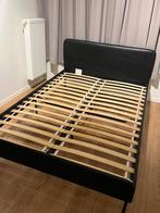 Ikea lit 140x200, Enlèvement, Deux personnes, Noir, 140 cm