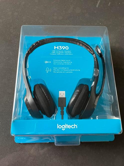 Logitech h390, Informatique & Logiciels, Casques micro, Neuf, On-ear, Filaire, Microphone repliable, Fonction muet du microphone