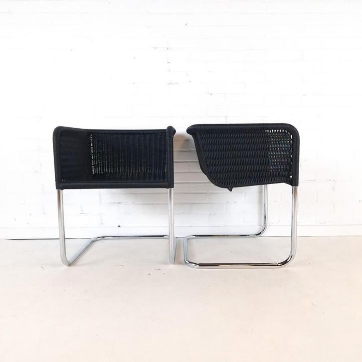 2x vintage Tecta stoelen D43, Antiek en Kunst, Antiek | Meubels | Stoelen en Sofa's, Ophalen