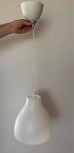 Witte hanglamp, Huis en Inrichting, Ophalen, Zo goed als nieuw, Kunststof, Minder dan 50 cm