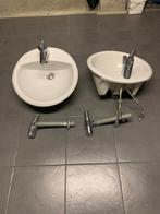 Lavabo's, Doe-het-zelf en Bouw, Sanitair, Ophalen, Zo goed als nieuw, Steen, Wastafel