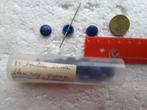 11 mm, middelblauwe, glanzende, licht gewelfde knopen B1133Q, Hobby en Vrije tijd, Naaien en Fournituren, Nieuw, Knoop of Knopen