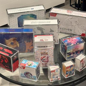 Nieuwe magnetische acrylbeschermers voor Pokémon beschikbaar voor biedingen