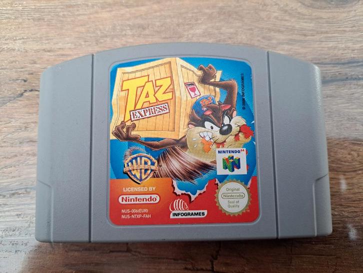 Taz Express Nintendo 64 (N64-PAL), Games en Spelcomputers, Games | Nintendo 64, Zo goed als nieuw, Avontuur en Actie, 1 speler