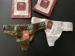 Set LvW Polyamide Thong, Verzenden, Wit, Lvw, Slip