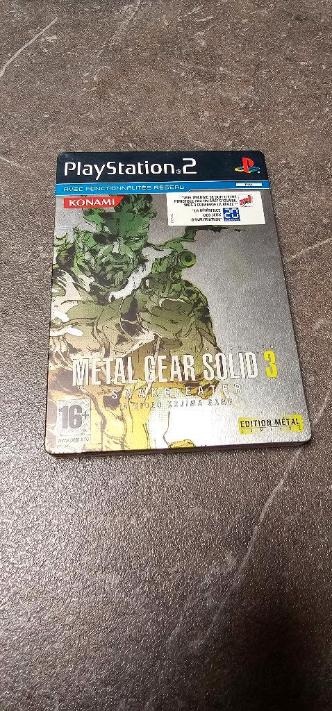 PS2 Metal Gear Solid steelbook, Consoles de jeu & Jeux vidéo, Jeux | Sony PlayStation 2, Utilisé, Enlèvement ou Envoi