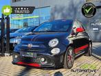Fiat 500 Abarth 1.4 T-Jet Turismo, Auto's, Fiat, 4 zetels, Euro 6, Parkeersensor, Zwart
