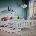 180 cm breed bed met verstelbare lattenbodems, Huis en Inrichting, Slaapkamer | Bedden, Ophalen, Gebruikt, 180 cm