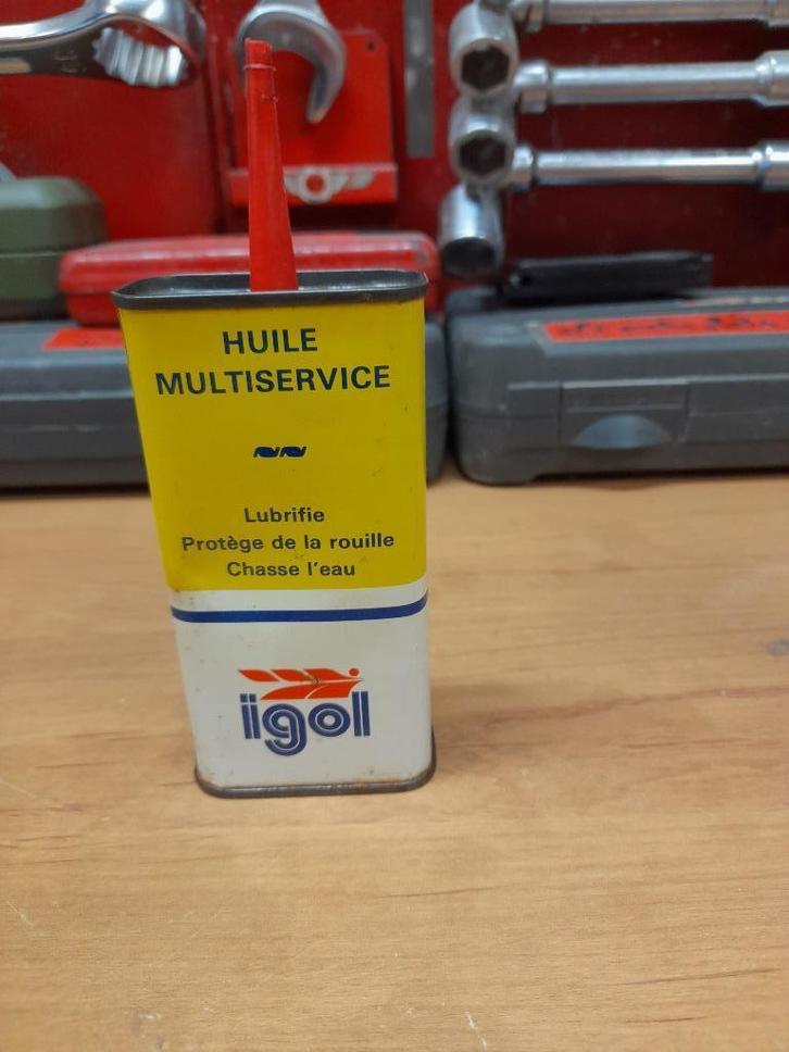 ancienne burette huile vide igol multiservice, Collections, Marques & Objets publicitaires, Utilisé, Autres types, Envoi