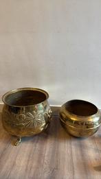 Bocaux anciens en laiton vintage, Antiquités & Art, Enlèvement