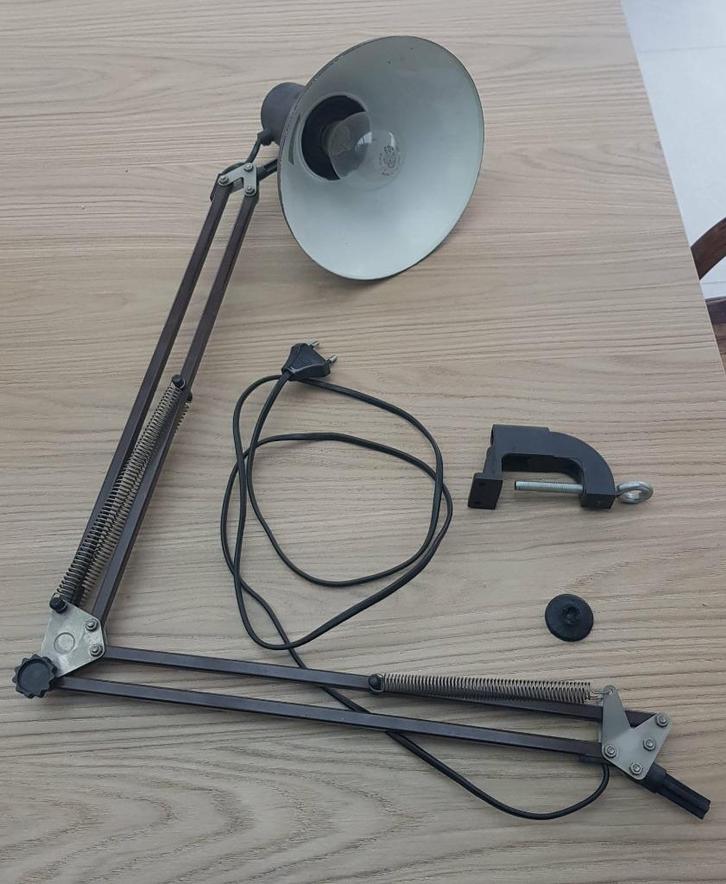 BUREEL lamp, Massive, Huis en Inrichting, Lampen | Tafellampen, Gebruikt, 50 tot 75 cm, Metaal, Ophalen of Verzenden