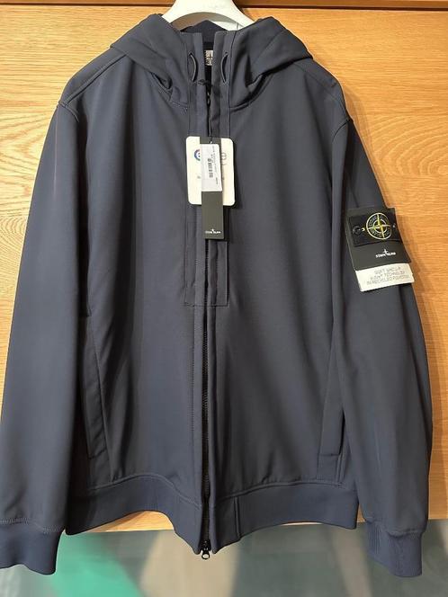 Stone island soft shell maat xxl, Kleding | Heren, Jassen | Zomer, Nieuw, Maat 56/58 (XL), Blauw, Ophalen