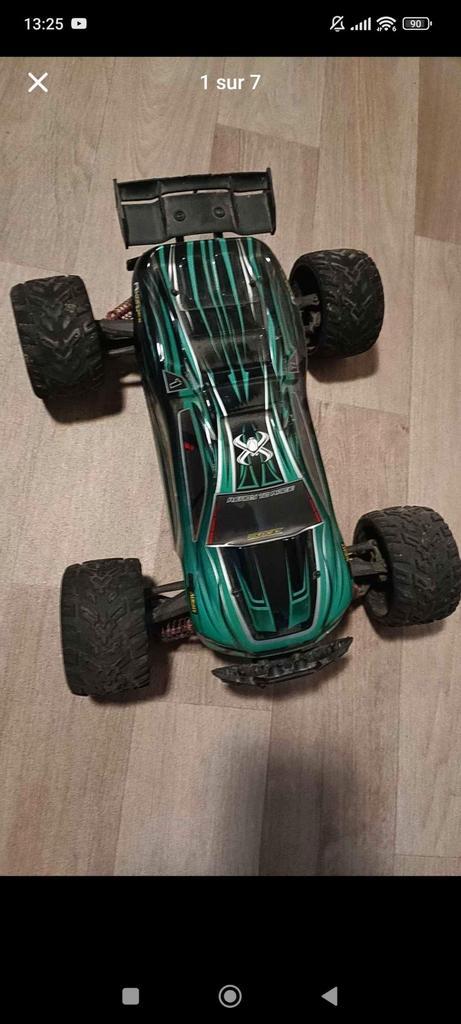2,4 Ghz borstelloze RC-auto met motor, Hobby en Vrije tijd, Modelbouw | Radiografisch | Auto's, Zo goed als nieuw, Ophalen of Verzenden